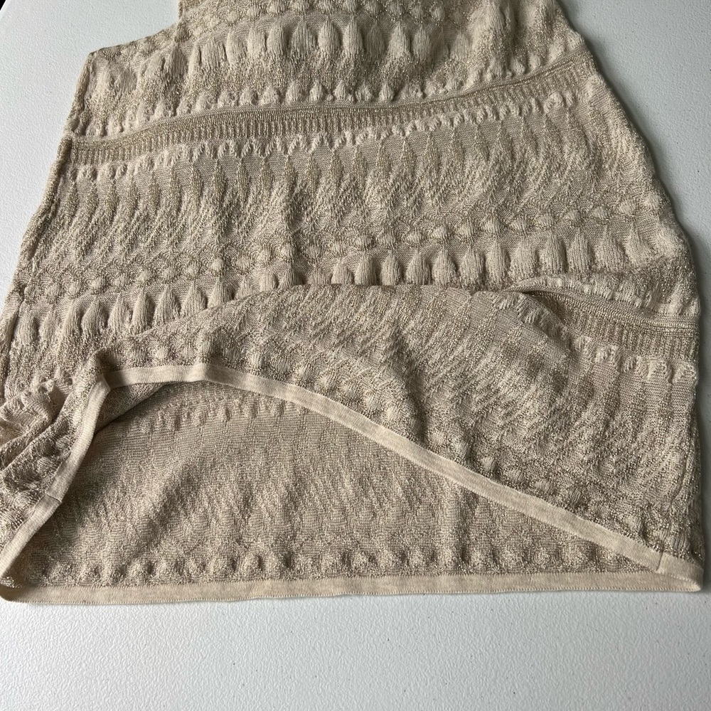 VICTORIAS SECRET Golden Thread Knit Dress Womens XS Maxi NWOT - Picture 13 of 15